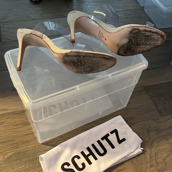 Schutz Clear Strap Sandals with cover bag - Picture 5 of 5